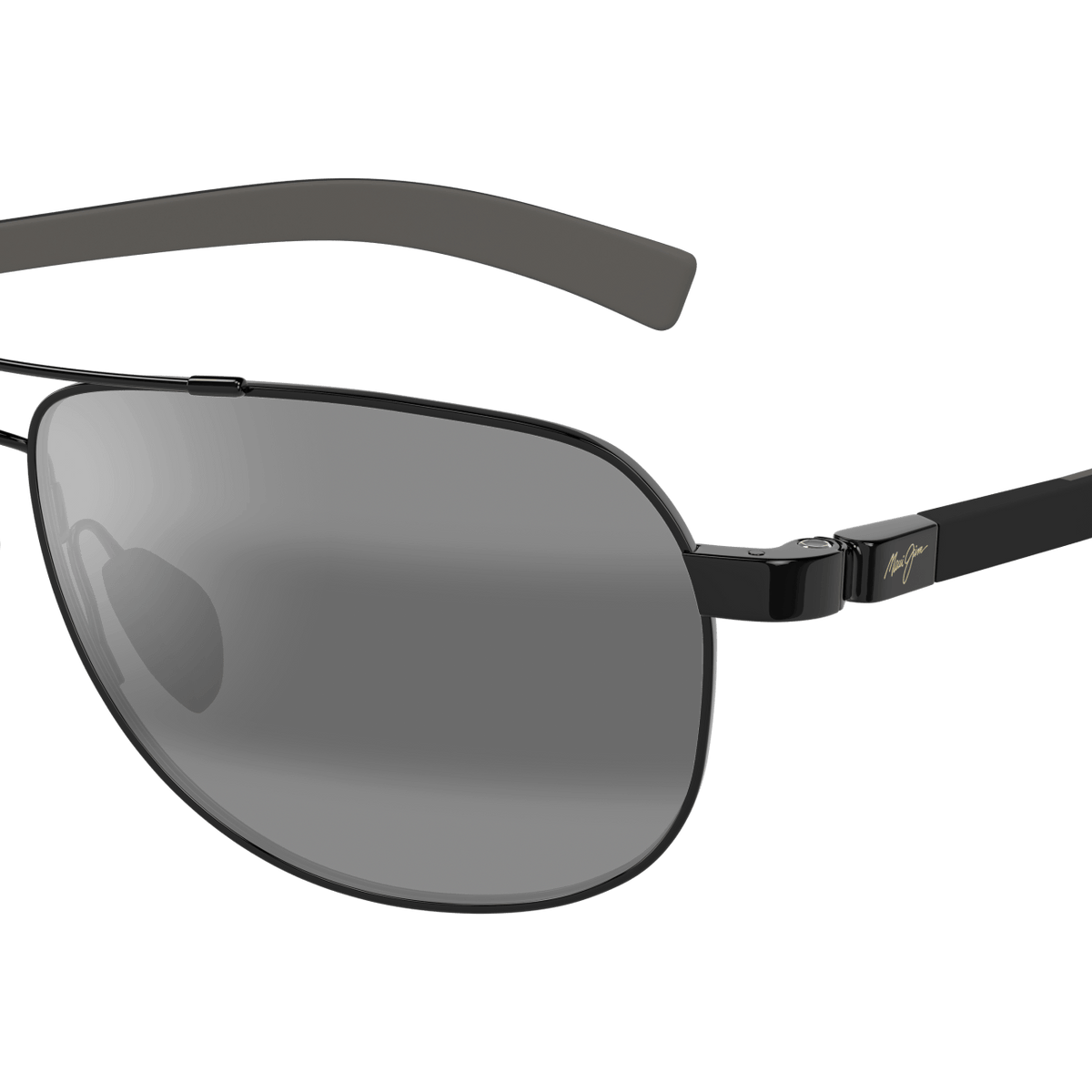 MAUI JIM SUNGLASSES - 327 02 GUARDRAILS GLOSS/BLACK