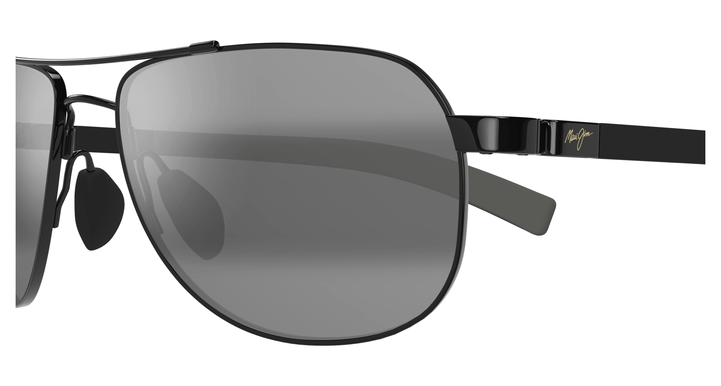 MAUI JIM SUNGLASSES - 327 02 GUARDRAILS GLOSS/BLACK