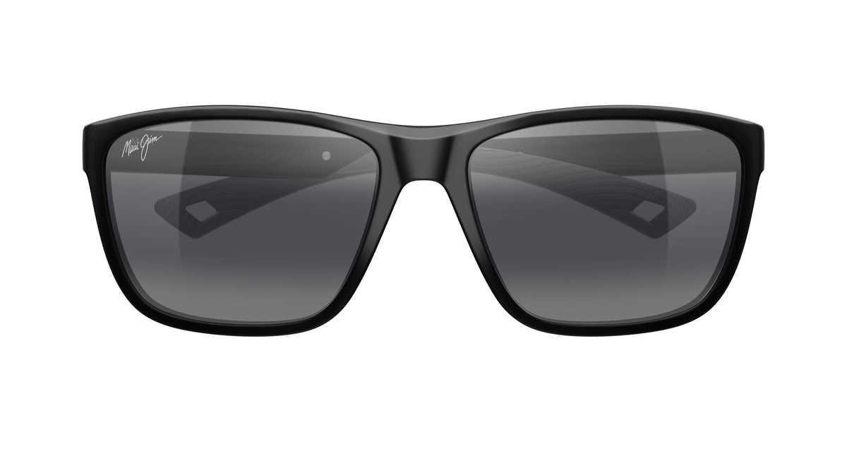 MAUI JIM SUNGLASSES - 367-02 / MJ0367S-001 GREY MAKOI MATTE BLACK