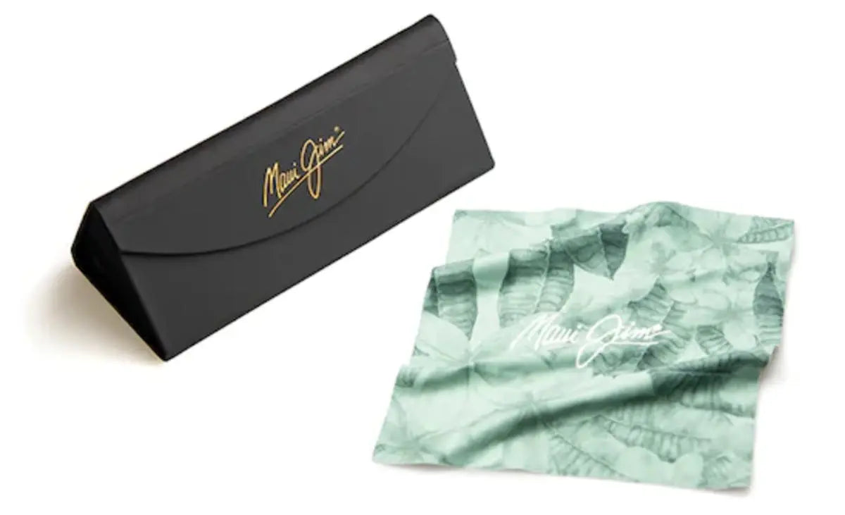 MAUI JIM SUNGLASSES - 554 16UTD GREY FAIR WINDS GOLD W/ BLK MTT RM M UTD