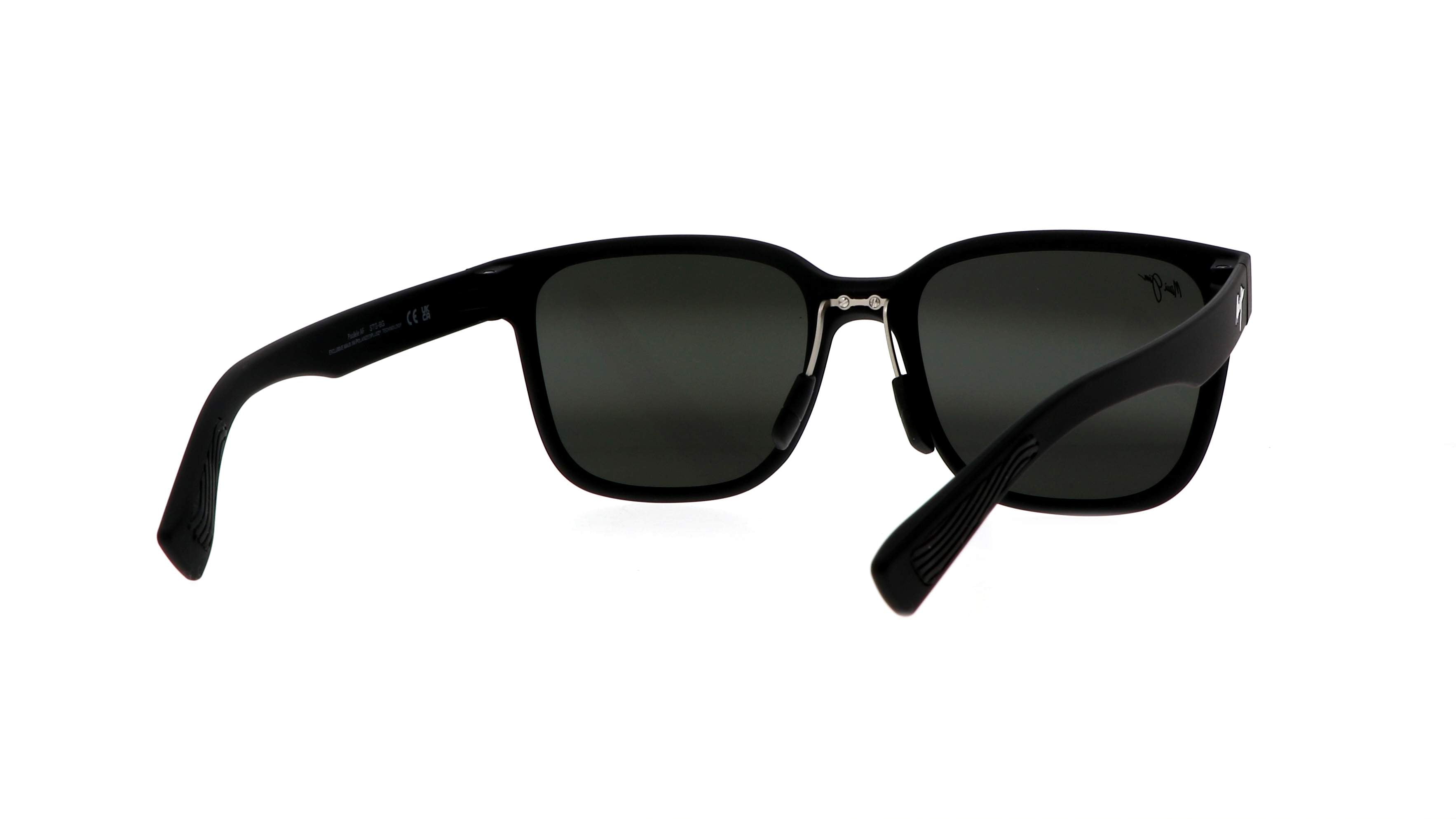 MAUI JIM SUNGLASSES- 660 02 GREY PAULELE AF MATTE BLACK