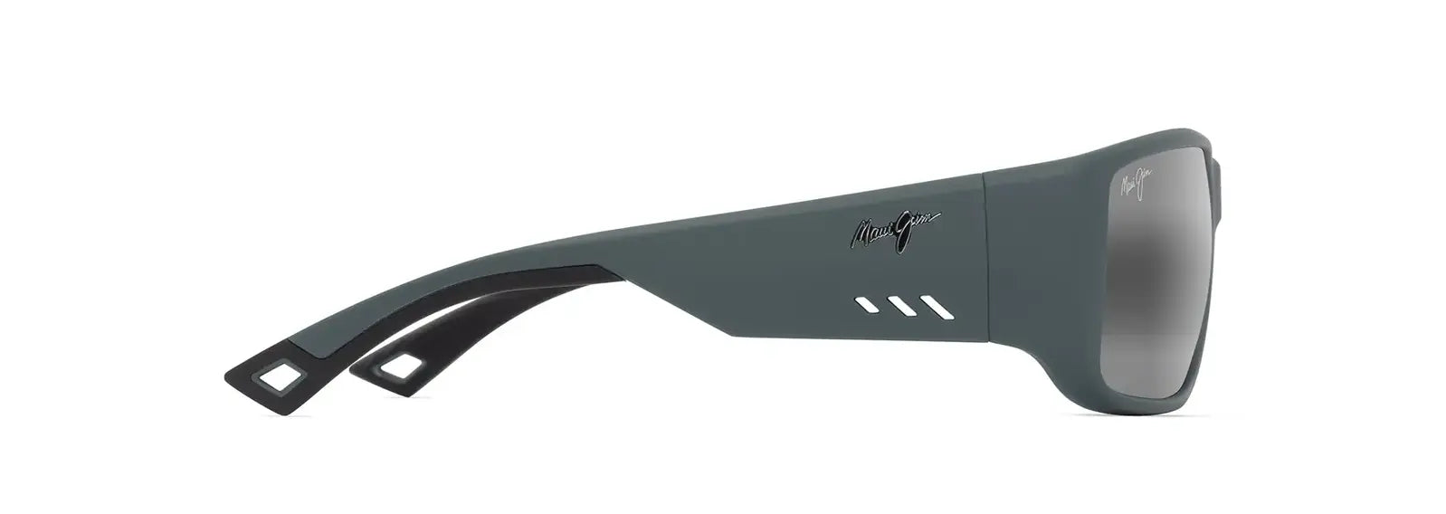 MAUI JIM SUNGLASSES - 664 15 GREY KEHA AF MATTE DARK MILITARY