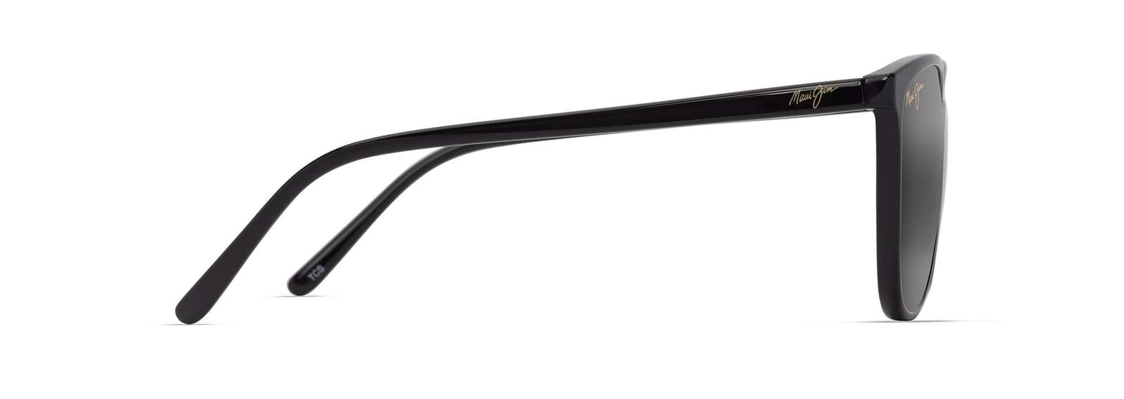 MAUI JIM SUNGLASSES - 723 02A GREY OCEAN SHINY BLACK