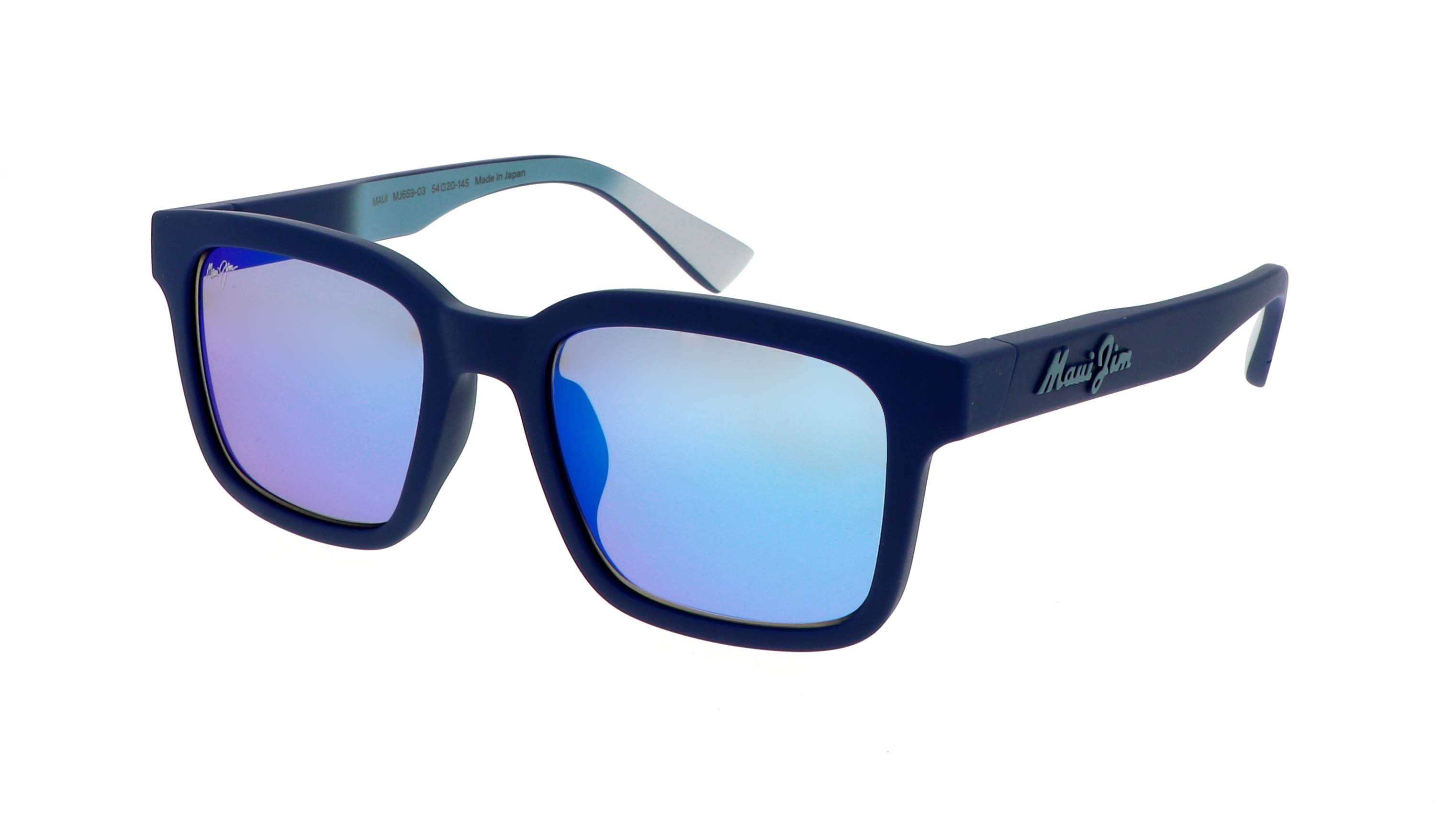 MAUI JIM SUNGLASSES - B659 03 BLUE HAWAII OPIOPIO AF MATTE DARK HAVANA