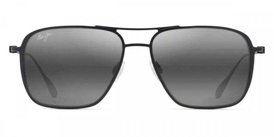 MAUI JIM SUNGLASSES - BEACHES ASIAN FIT 541N-2M 57 - Matte Black