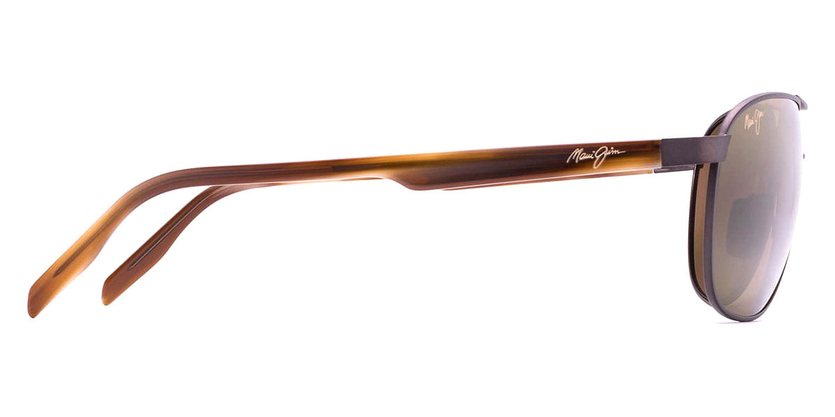 MAUI JIM SUNGLASSES - CASTLES H728-01M 61 - Matte Chocolate