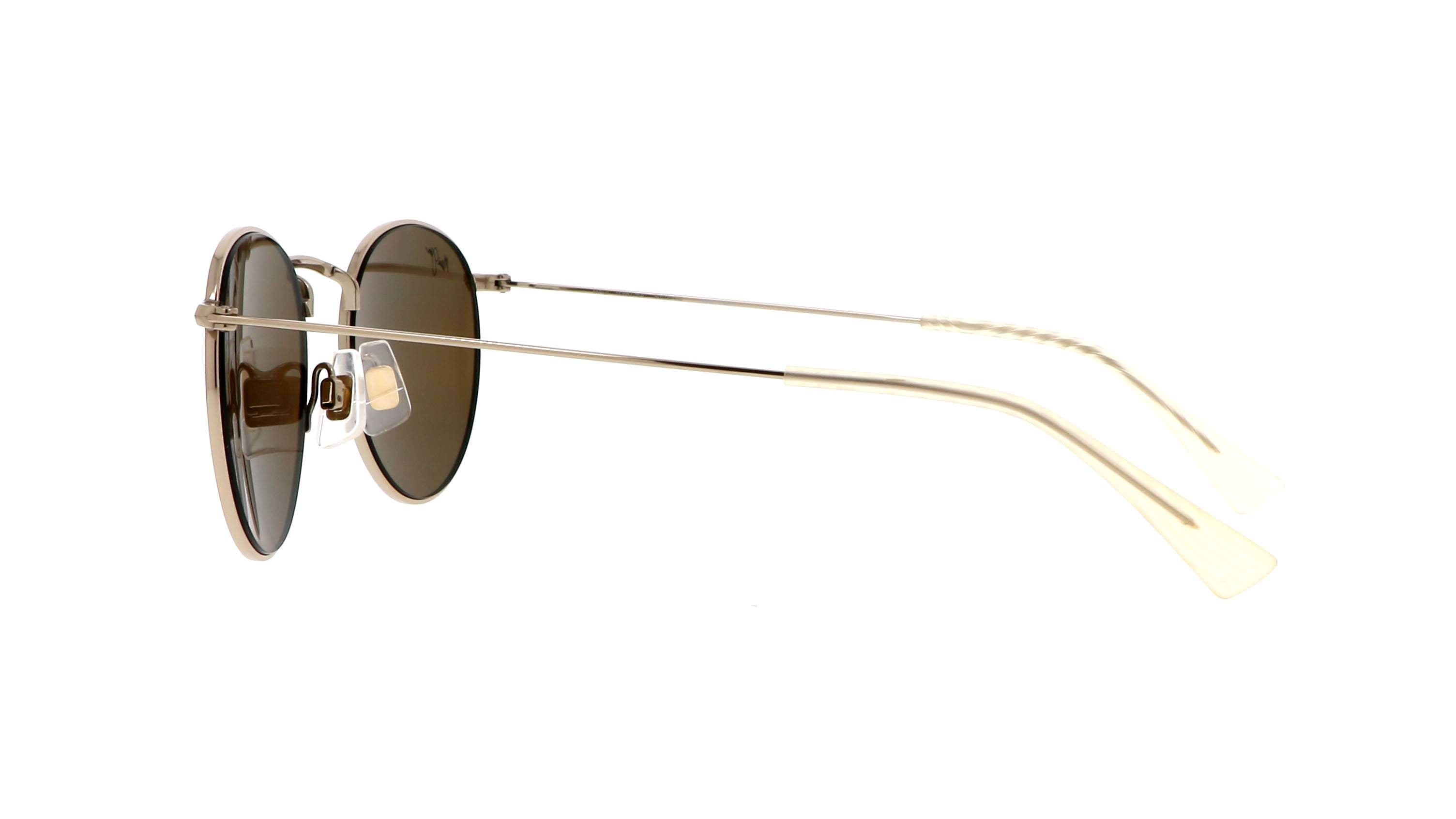 MAUI JIM SUNGLASSES - H667 16A HCL PUKAUA SHINY LIGHT GOLD W/ YELLOW