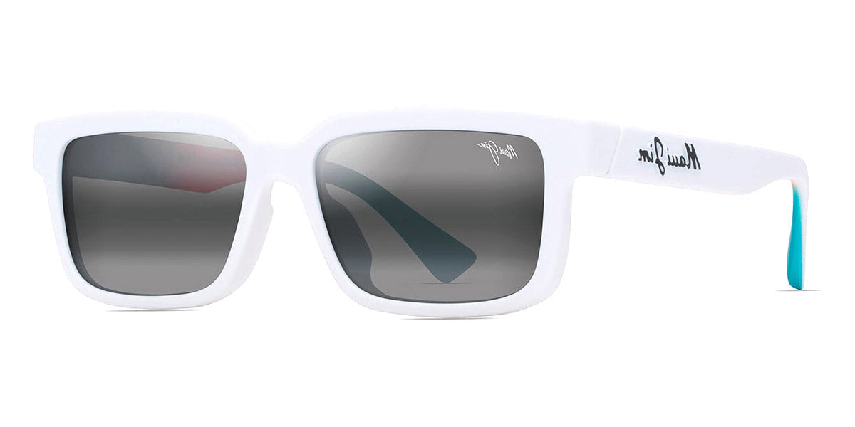 MAUI JIM SUNGLASSES - HIAPO ASIAN FIT 655-05 56 - Matte White