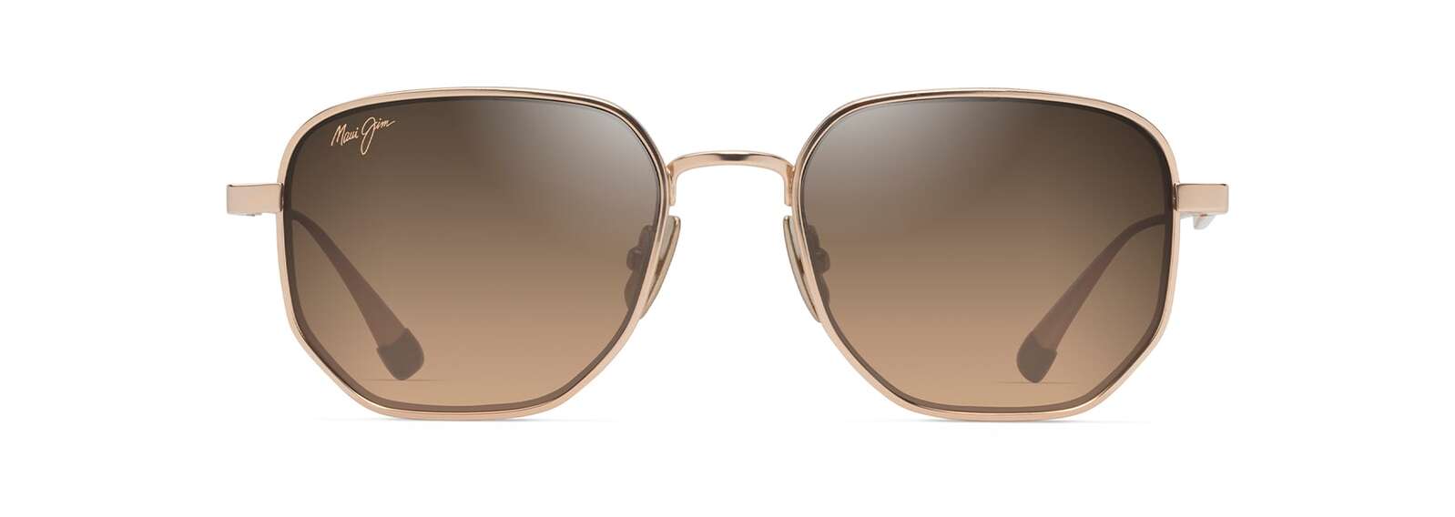 MAUI JIM SUNGLASSES - HS633 16 HCL LEWALANI MATTE LIGHT GOLD