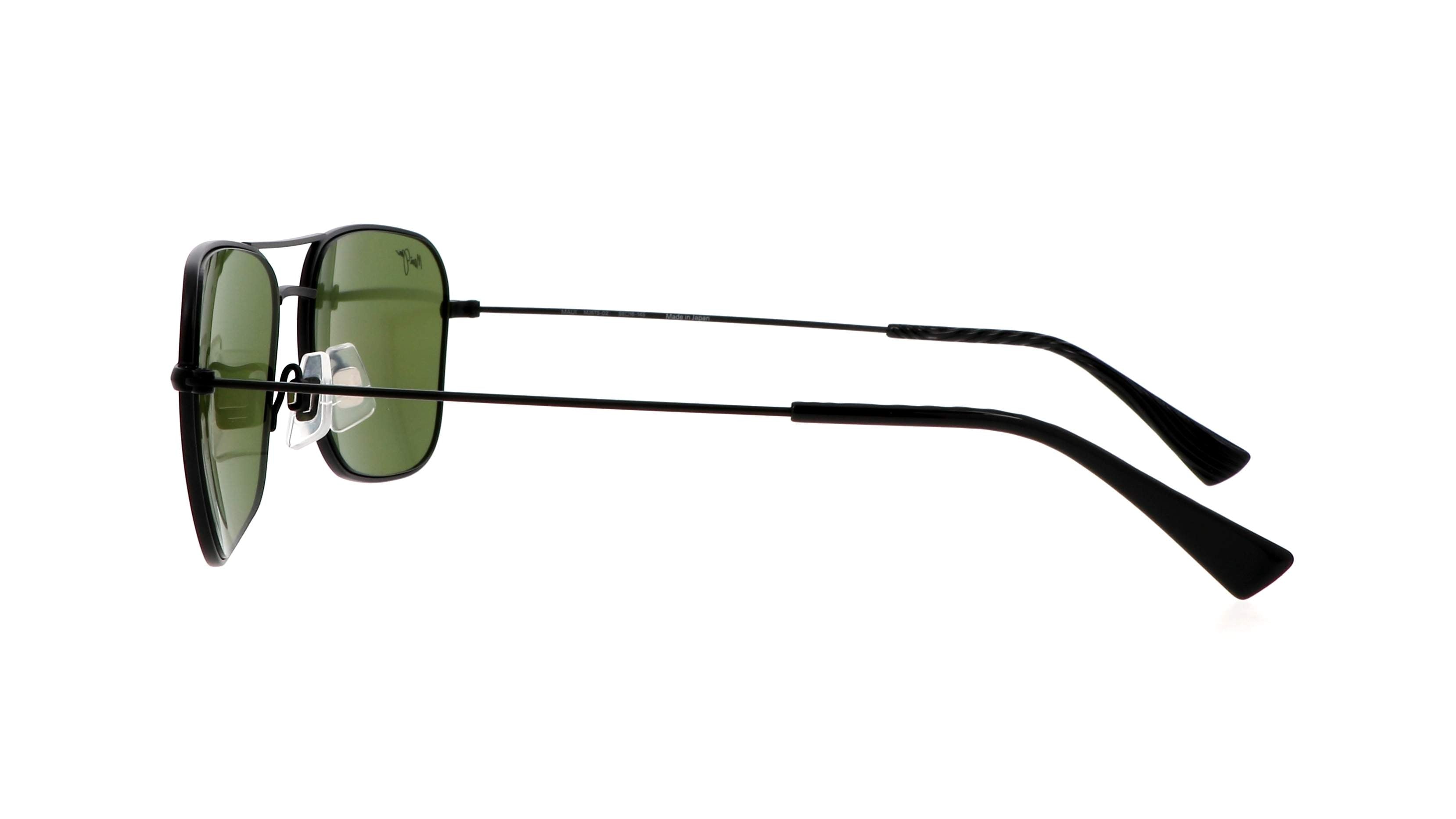 MAUI JIM SUNGLASSES - HT675 02 HT NAAUAO MATTE BLACK VARNISH