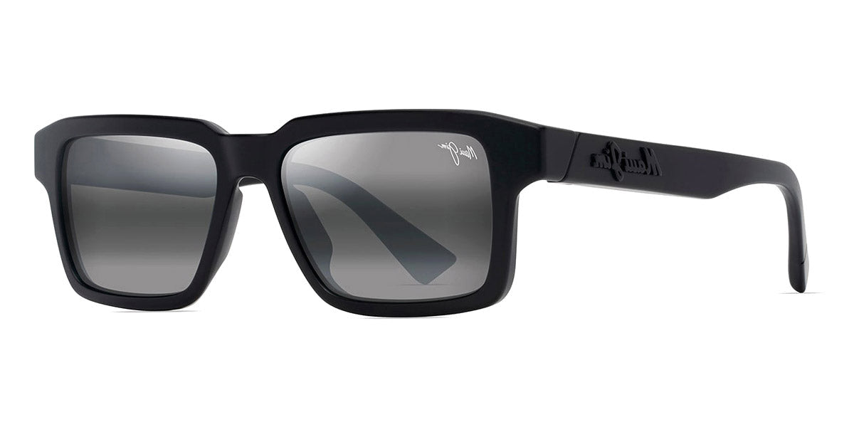 MAUI JIM SUNGLASSES - KAHIKO 635-02 53 - Matte Black