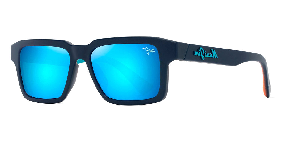 MAUI JIM SUNGLASSES - KAHIKO B635-03 53 - MATTE DARK BLUE