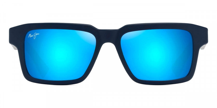 MAUI JIM SUNGLASSES - KAHIKO B635-03 53 - MATTE DARK BLUE