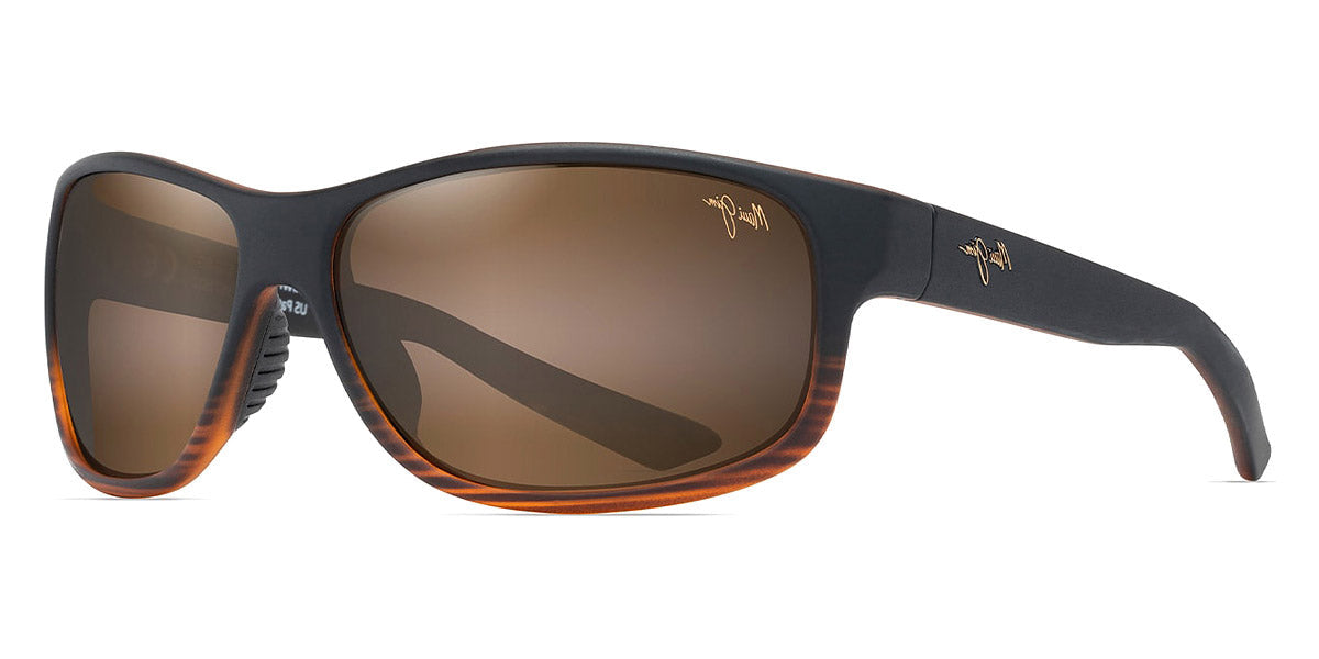 MAUI JIM SUNGLASSES - KAIWI CHANNEL H840-25C 62 - Dark Brown Stripe