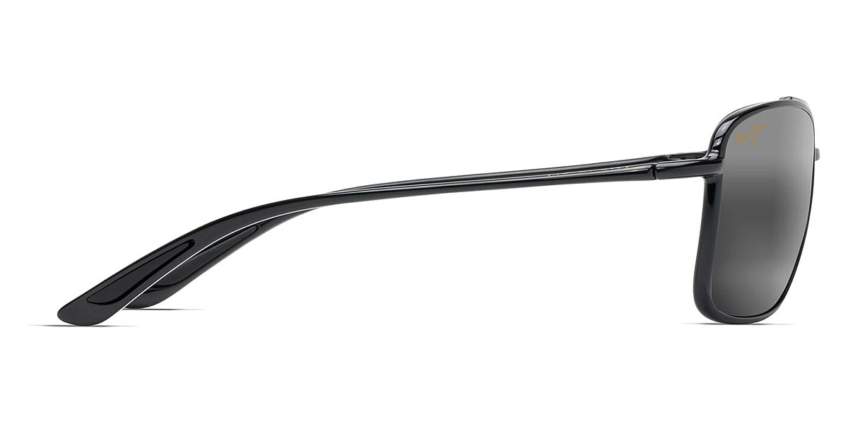MAUI JIM SUNGLASSES - KAUPO GAP 437-02 61 - Black Gloss