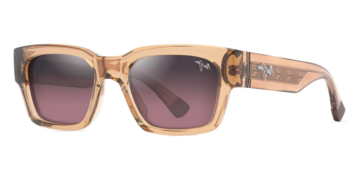 MAUI JIM SUNGLASSES - KENUI RS642-01 53 - Shiny Trans Light Tan