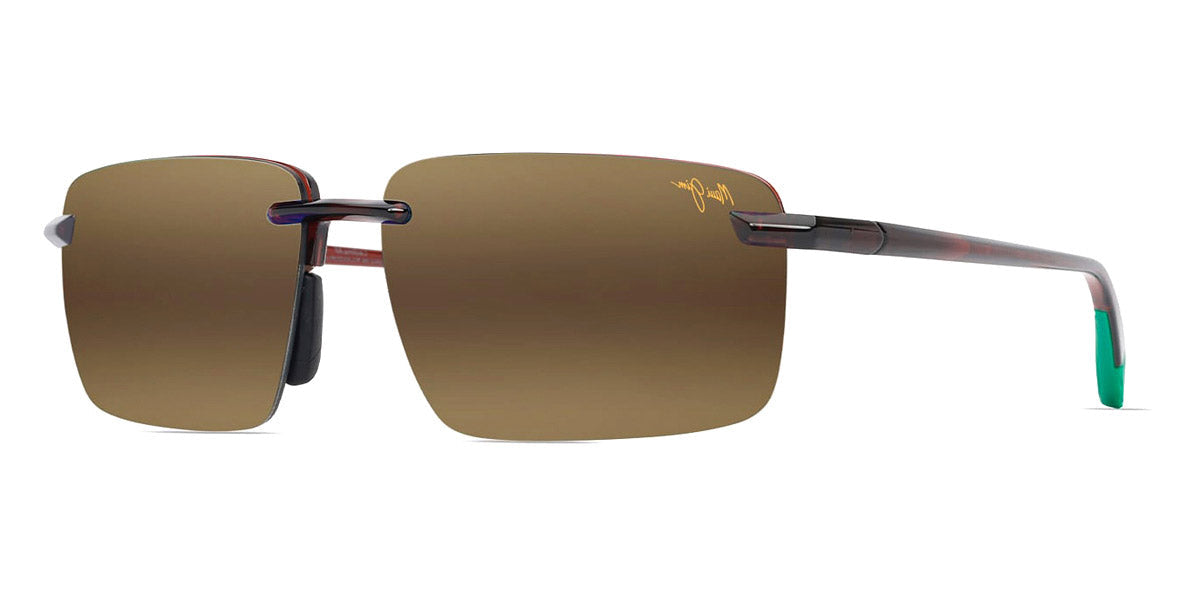 MAUI JIM SUNGLASSES - LAULIMA ASIAN FIT MM656-014 61 - Shiny Trans Brown