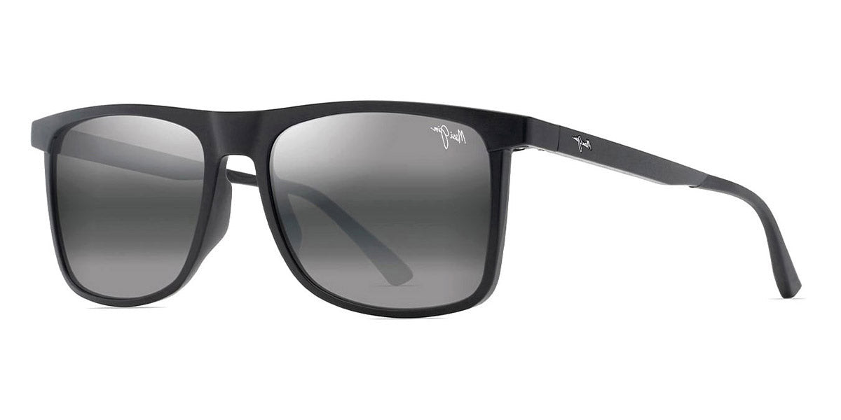 MAUI JIM SUNGLASSES - MAKAMAE 619-02 56 - Matte Black