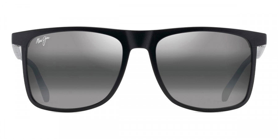 MAUI JIM SUNGLASSES - MAKAMAE 619-02 56 - Matte Black