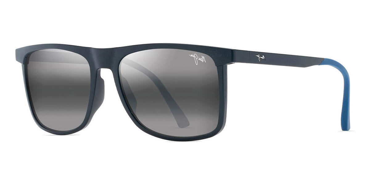 MAUI JIM SUNGLASSES - MAKAMAE 619-03 56 - Matte Blue