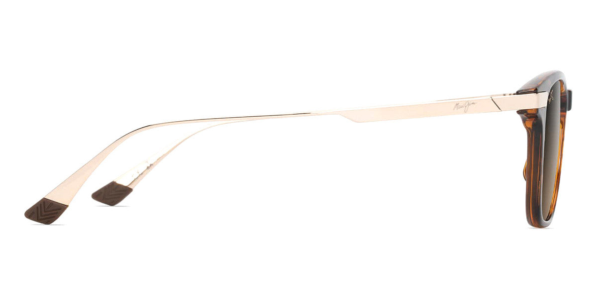 MAUI JIM SUNGLASSES - MANA'OLANA HS623-10 51 - Shiny Dark Havana with Gold