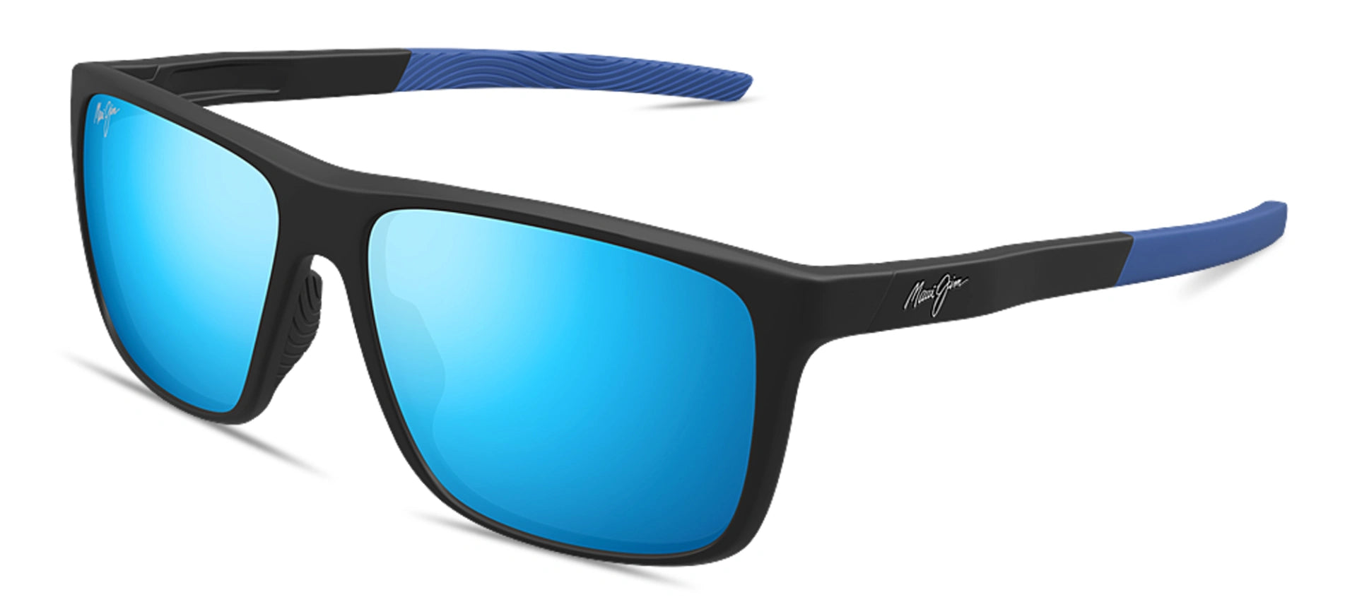 MAUI JIM SUNGLASSES - MJ0598S-005/B598-02A BLUE HAWAII LEHOPULU MATTE BLACK