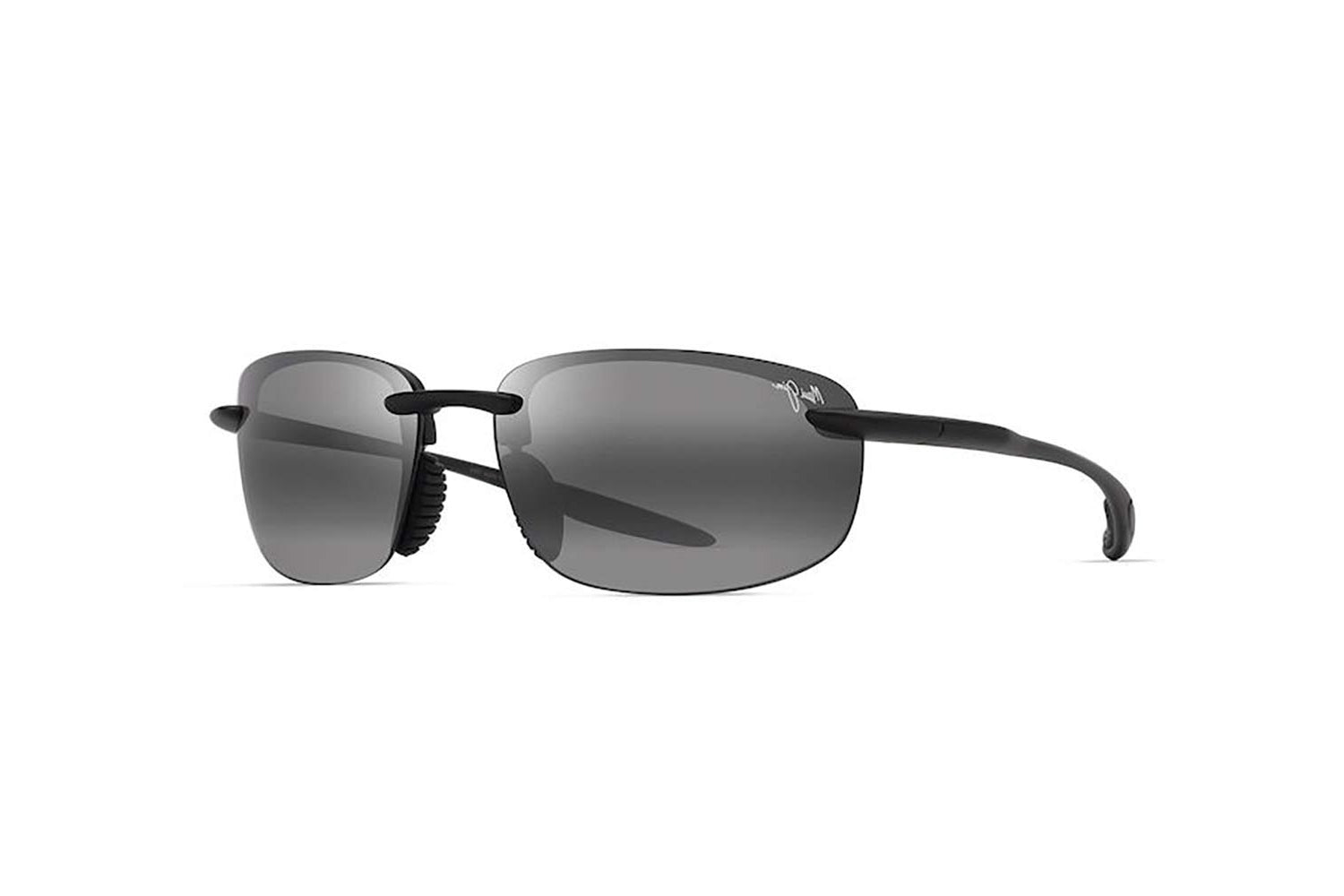 MAUI JIM SUNGLASSES - MJ0676S / 676-02 001-02 63 GREY HO OKIPA ULTRA MATTE BLACK