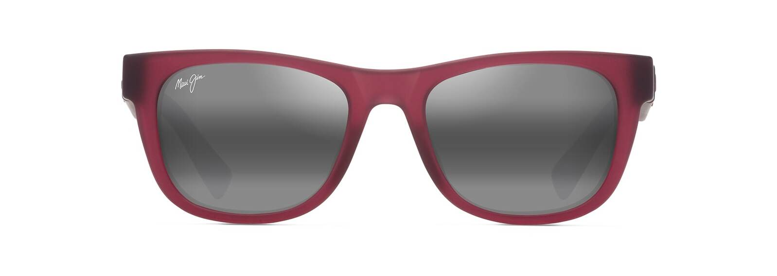 MAUI JIM SUNGLASSES - MJ0687S / 687-09 004-09 53 GREY KAULIKE MATTE TRANSPARENT FUCHSIA