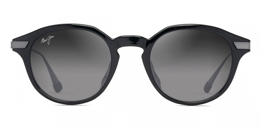 MAUI JIM SUNGLASSES - MOMI GS622-02 49 - Shiny Black