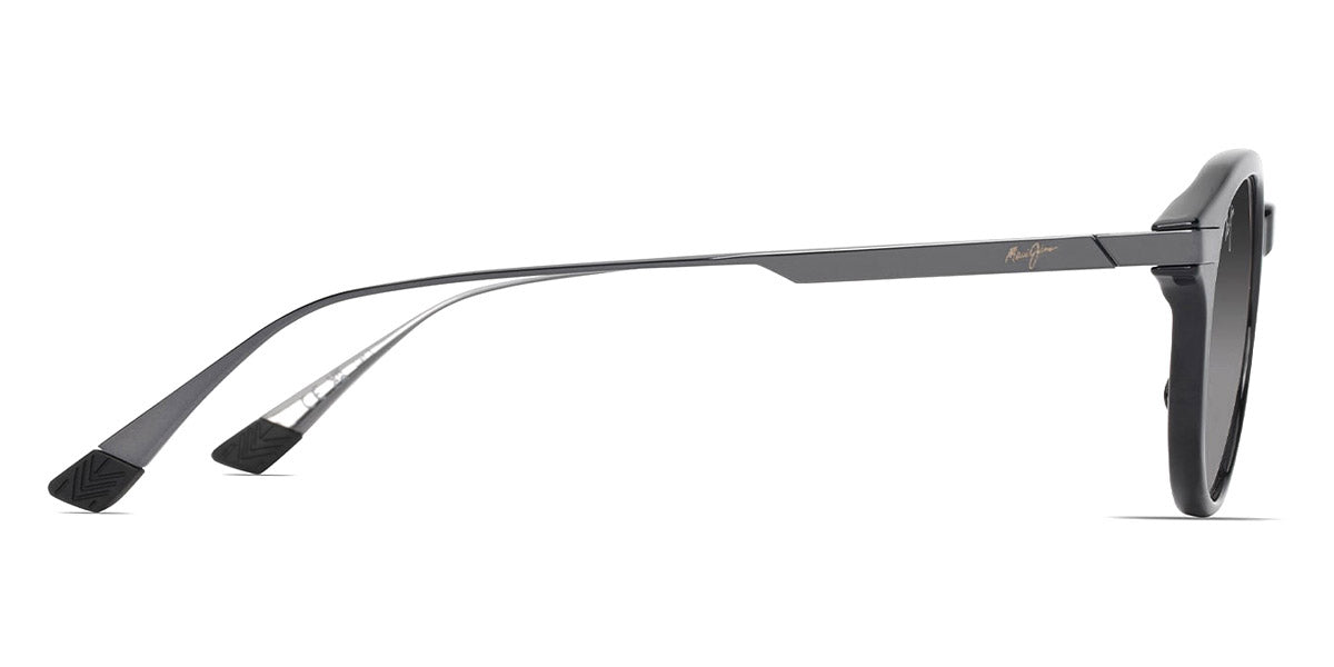 MAUI JIM SUNGLASSES - MOMI GS622-02 49 - Shiny Black