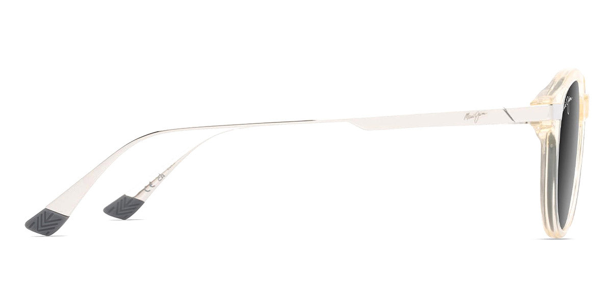 MAUI JIM SUNGLASSES - MOMI GS622-21 49 - Shiny Trans Yellow with Silver