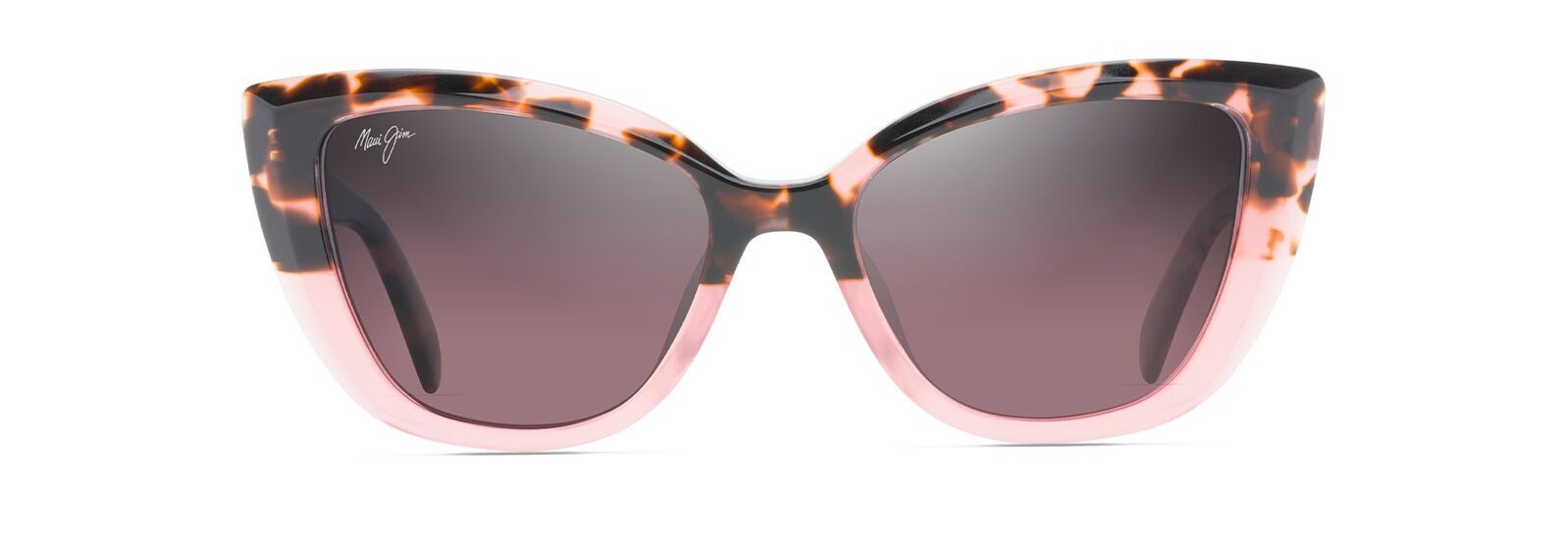 MAUI JIM SUNGLASSES - RS892 09 ROSE BLOSSOM PINK HAVANA WITH ROSE