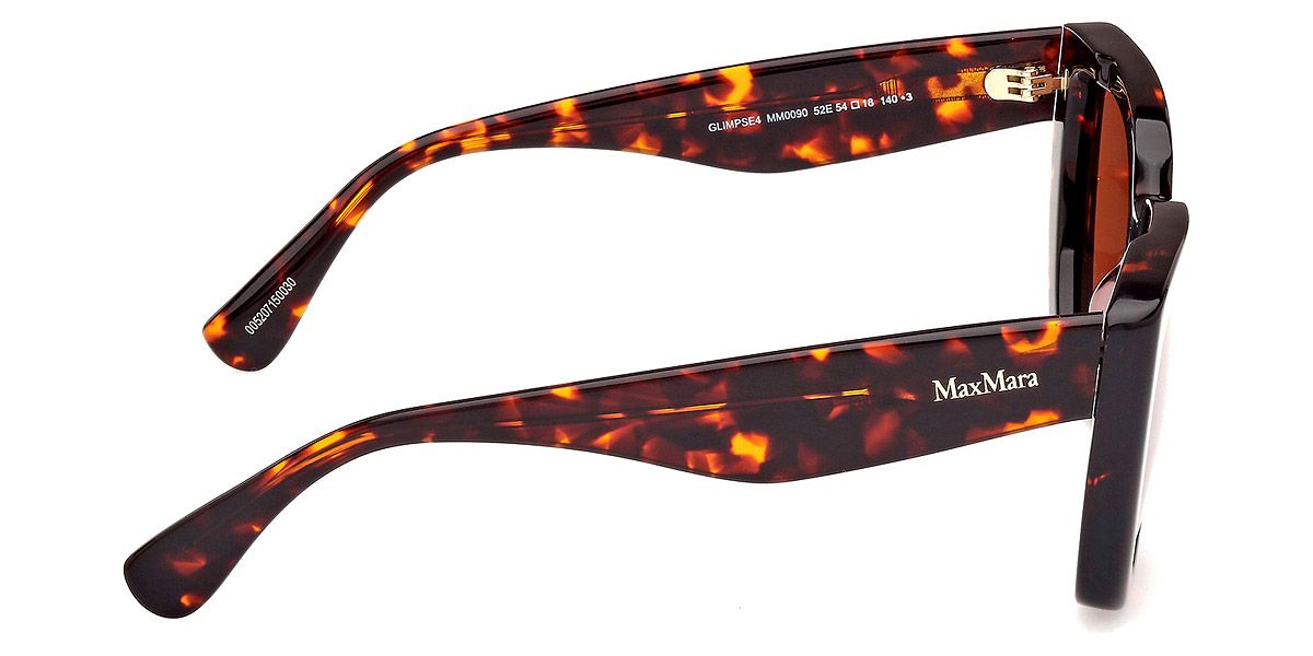 Max Mara™ GLIMPSE4 MM0090 52E 54 - Dark Havana