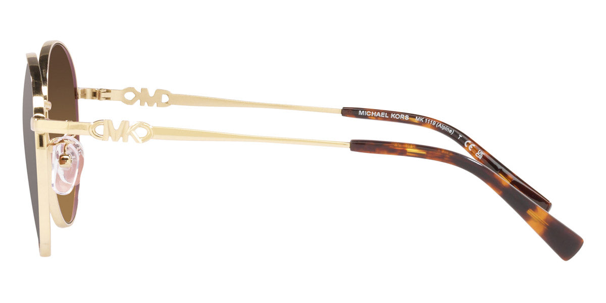 MICHAEL KORS SUNGLASSES - Alpine MK1119 101484 57 - Light Gold