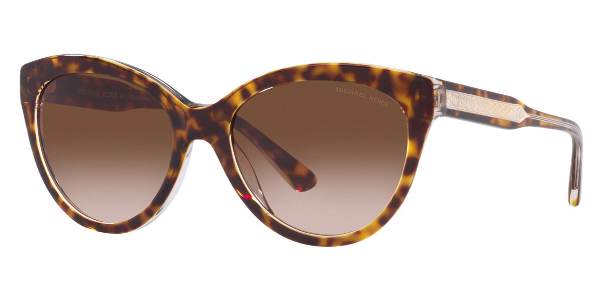 MICHAEL KORS SUNGLASSES - Makena MK2158 310213 55 - Dark Tortoise/Clear