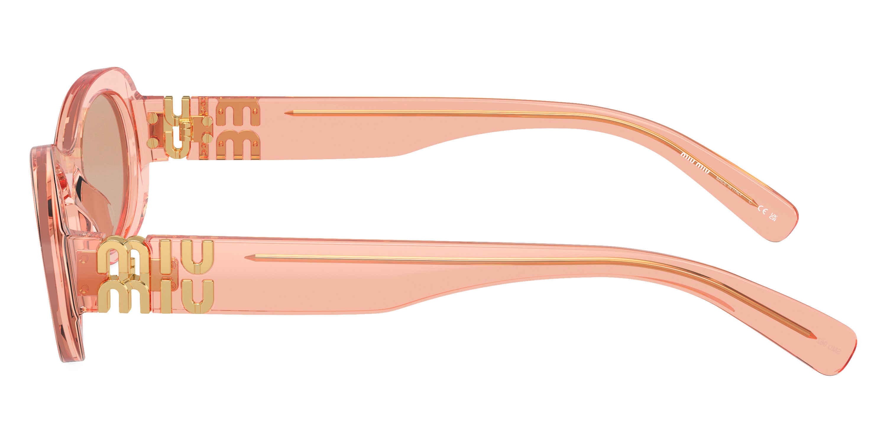 Miu Miu Glimpse MU 06ZS 13T1P1 50 - Noisette Transparent