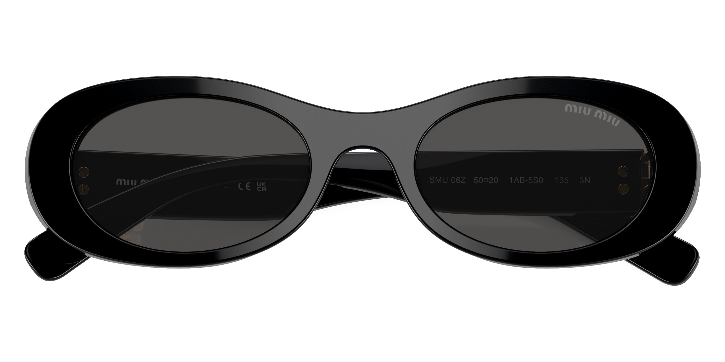 【MIU MIU】Glimpse Sunglasses BLACK Miu Miu Eyewear Black Glimpse Sunglasses Miu Miu