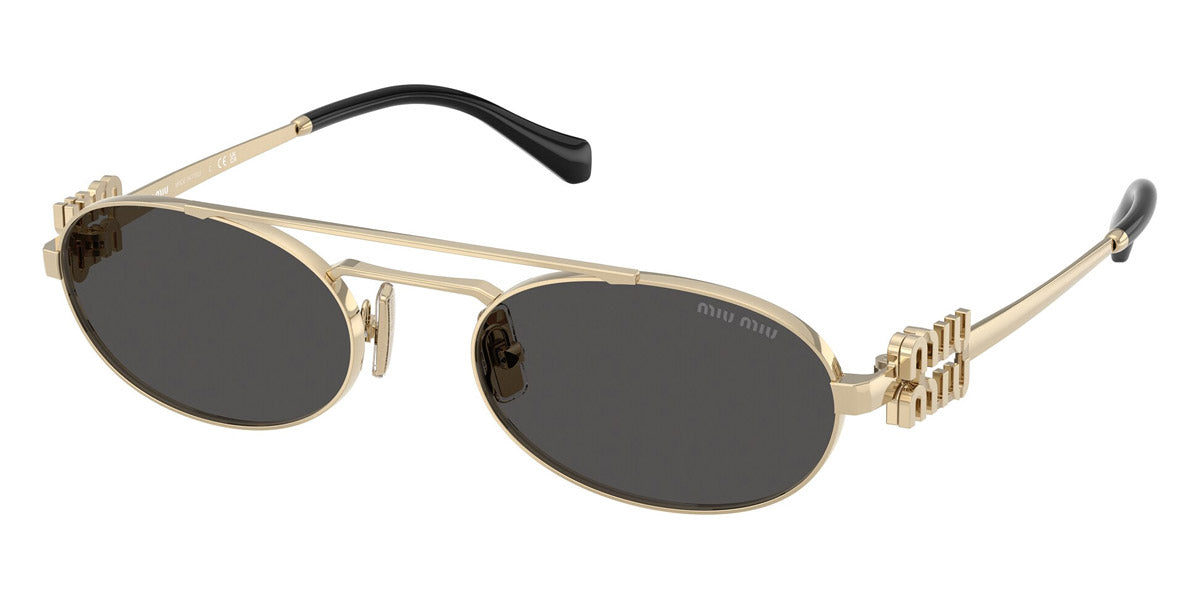 Miu Miu Logo MU 54ZS ZVN08Z 53 - Pale Gold