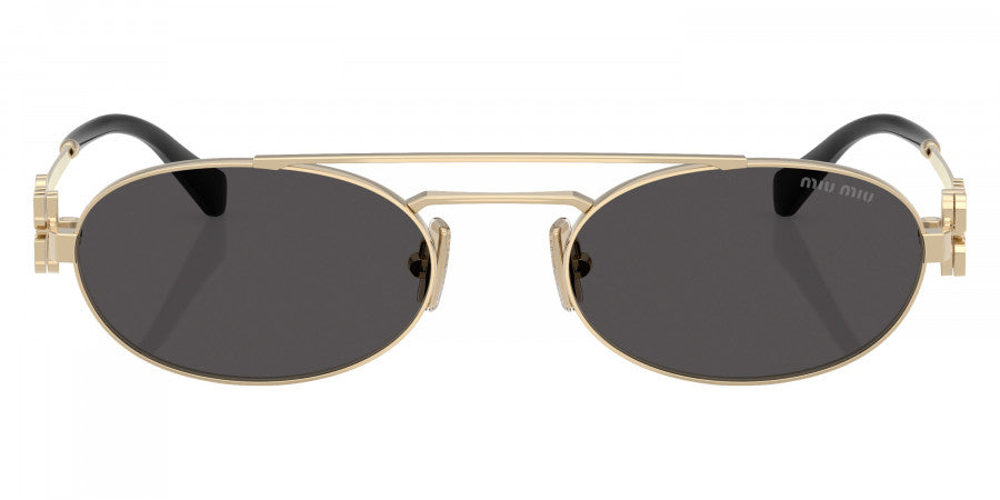 Miu Miu Logo MU 54ZS ZVN08Z 53 - Pale Gold