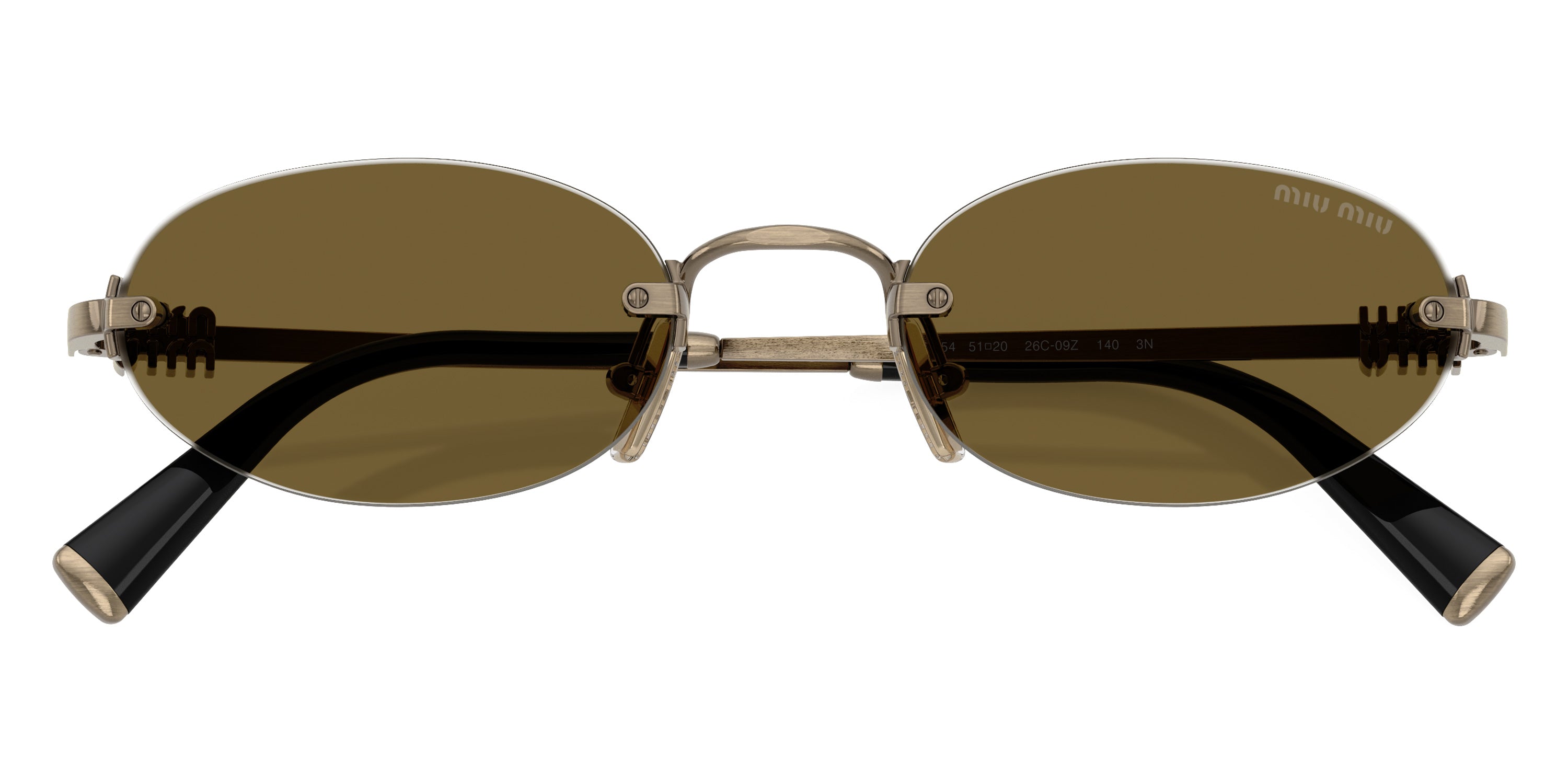 Miu Miu Logo MU A54S 26C09Z 51 - Old Gold