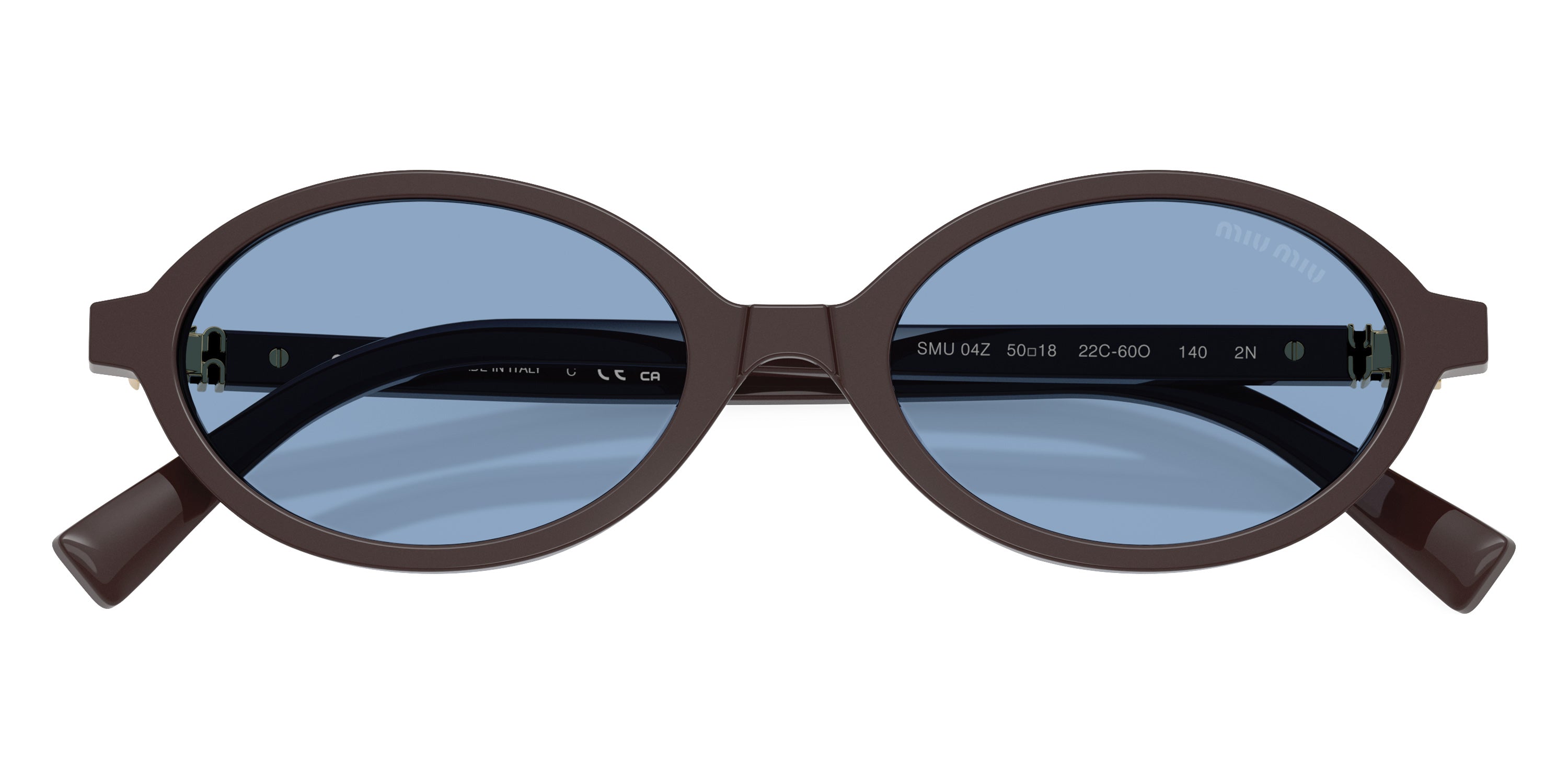 MIU MIU SUNGLASSES REGARD - MU 04ZS 22C60O 50 - Moka