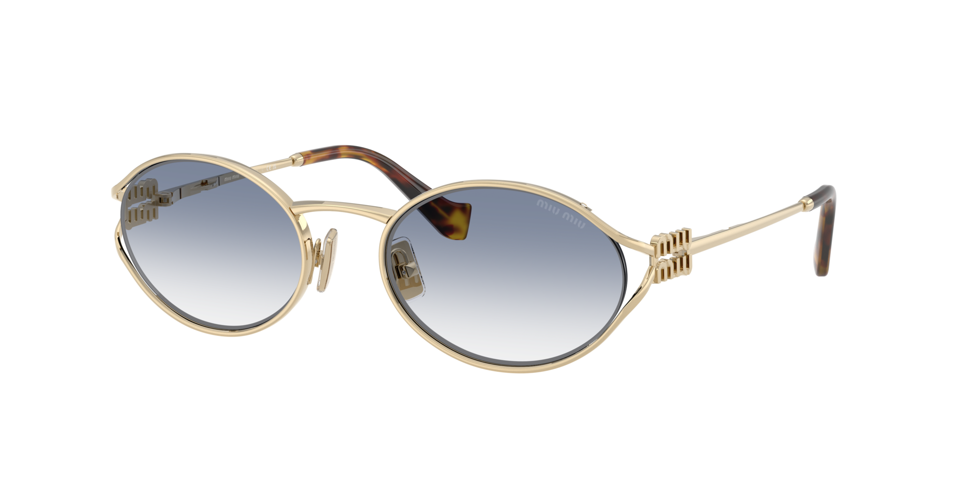 MIU MIU SUNGLASSES LOGO - MU 52YS ZVN80O 54