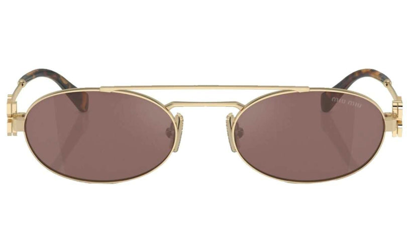 MIU MIU SUNGLASSES LOGO - MU 54ZS ZVN70D 53