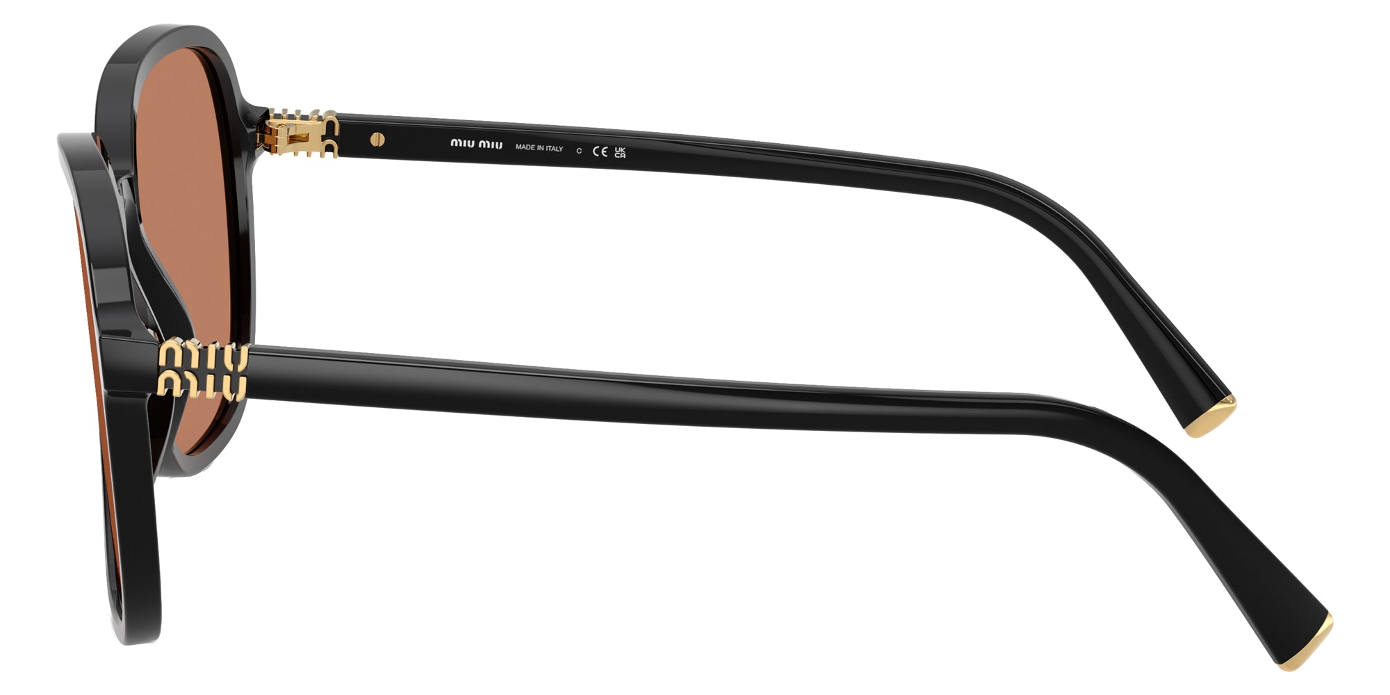 MIU MIU SUNGLASSES - MU B01S 16K90Q 58 - Black