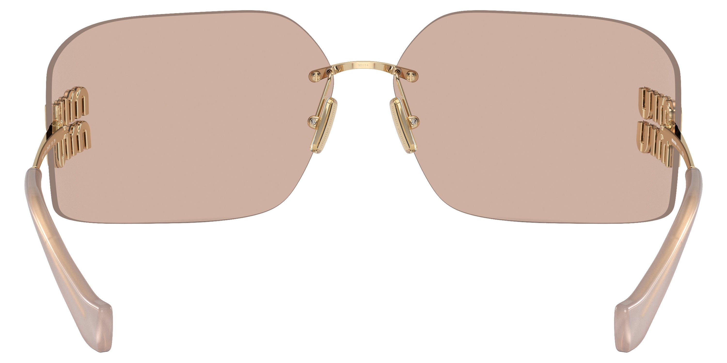 MIU MIU SUNGLASSES RUNWAY - MU 54YS ZVN20F 80 - Pale Gold