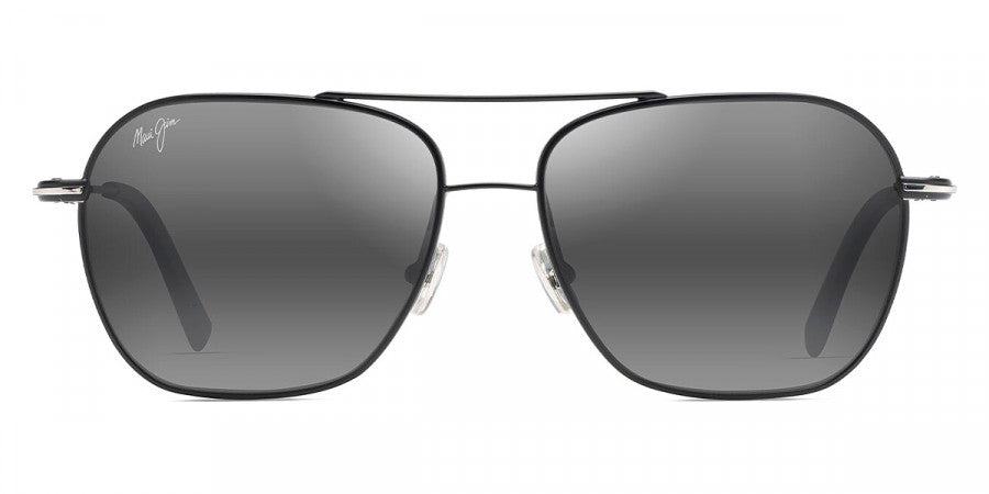 Maui Jim™ MANO 877-02 57 - Black with Silver Stripe