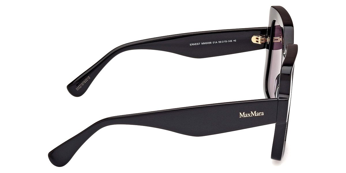 Max Mara™ ERNEST MM0088 01A 56 - Shiny Black