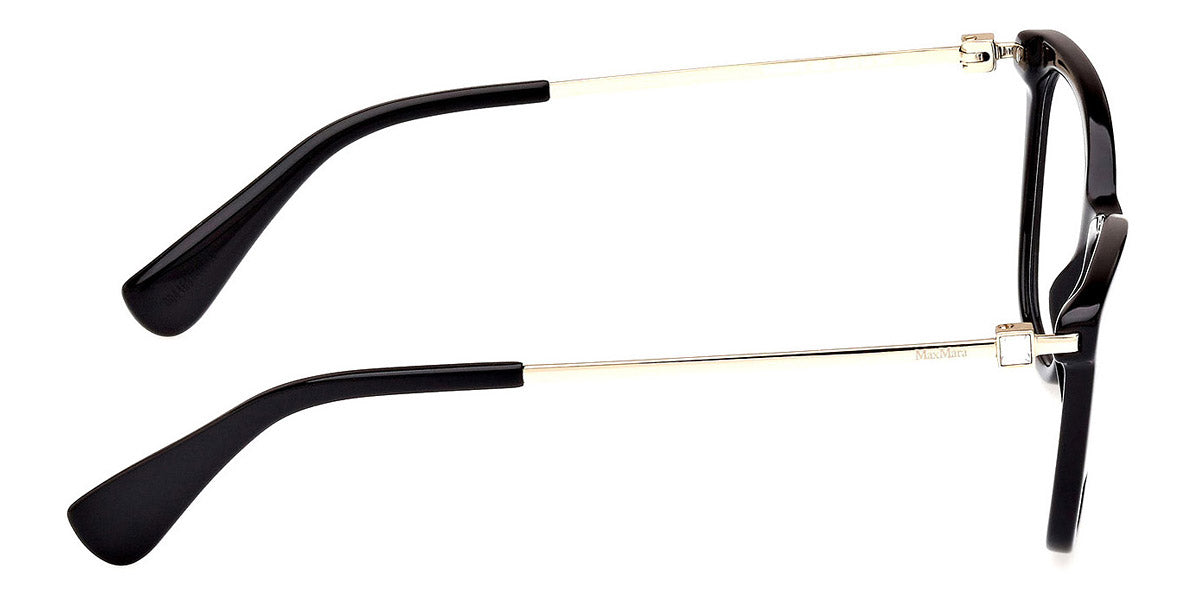 Max Mara™ MM5070 001 54 - Shiny Black/Shiny Pale Gold