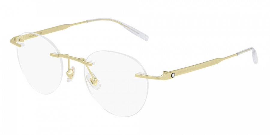 MONTBLANC EYEGLASSES - MB0148O 002 49 - Gold