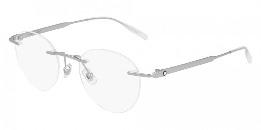 MONTBLANC EYEGLASSES - MB0148O 003 49 - Silver